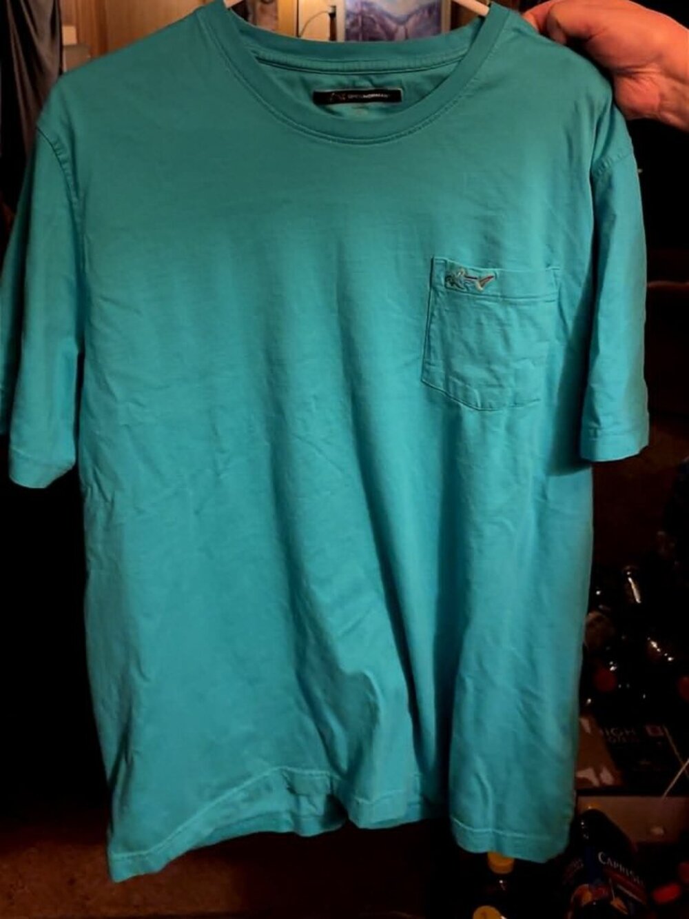 greg norman shark tshirt XL
